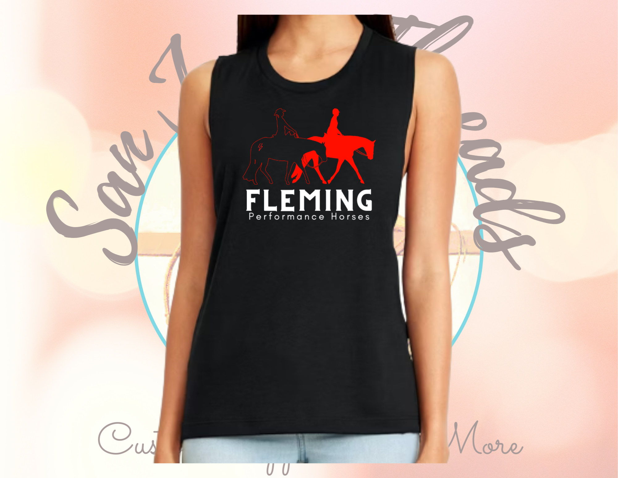 Fleming Performance Horses Muscle Tank