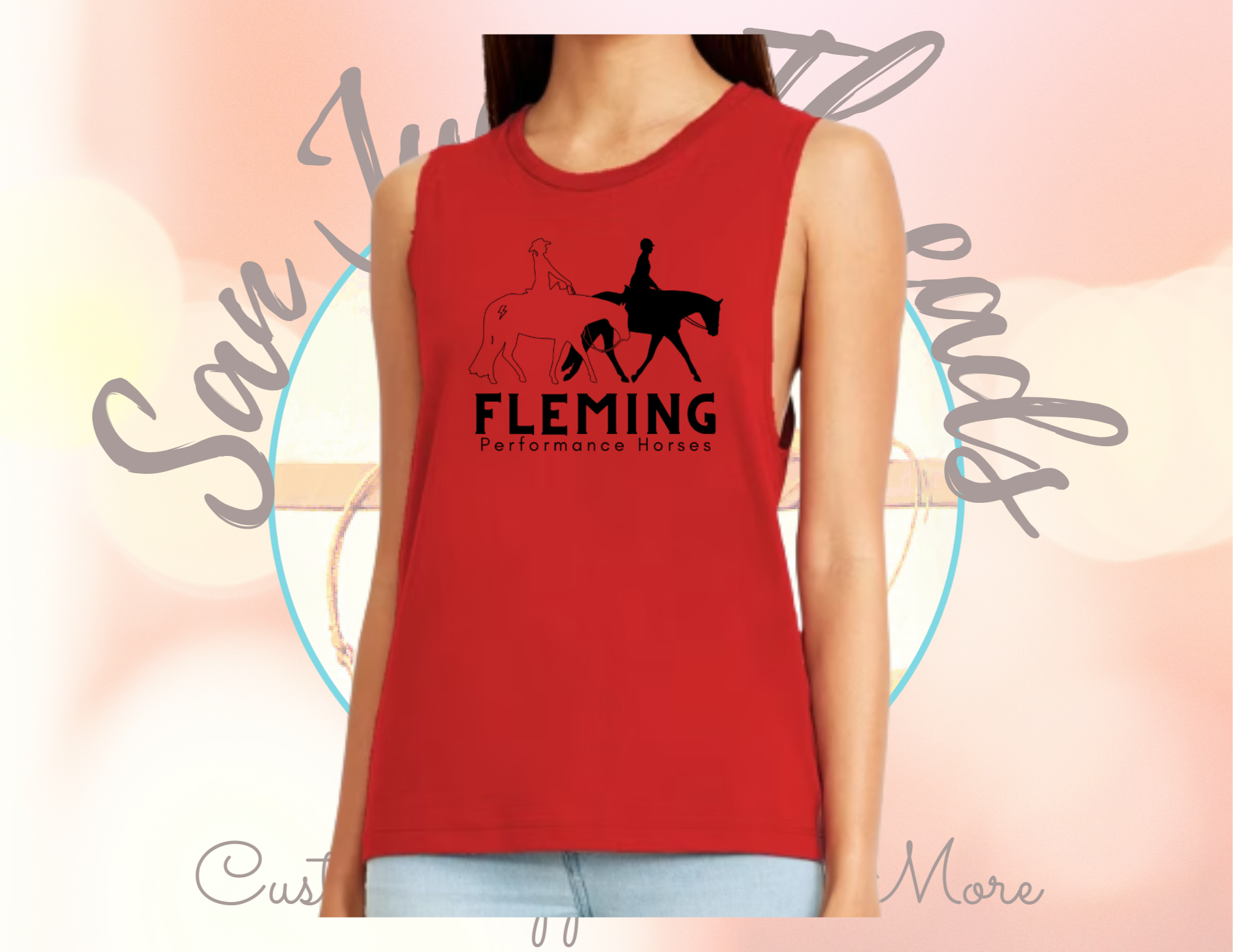 Fleming Performance Horses Muscle Tank