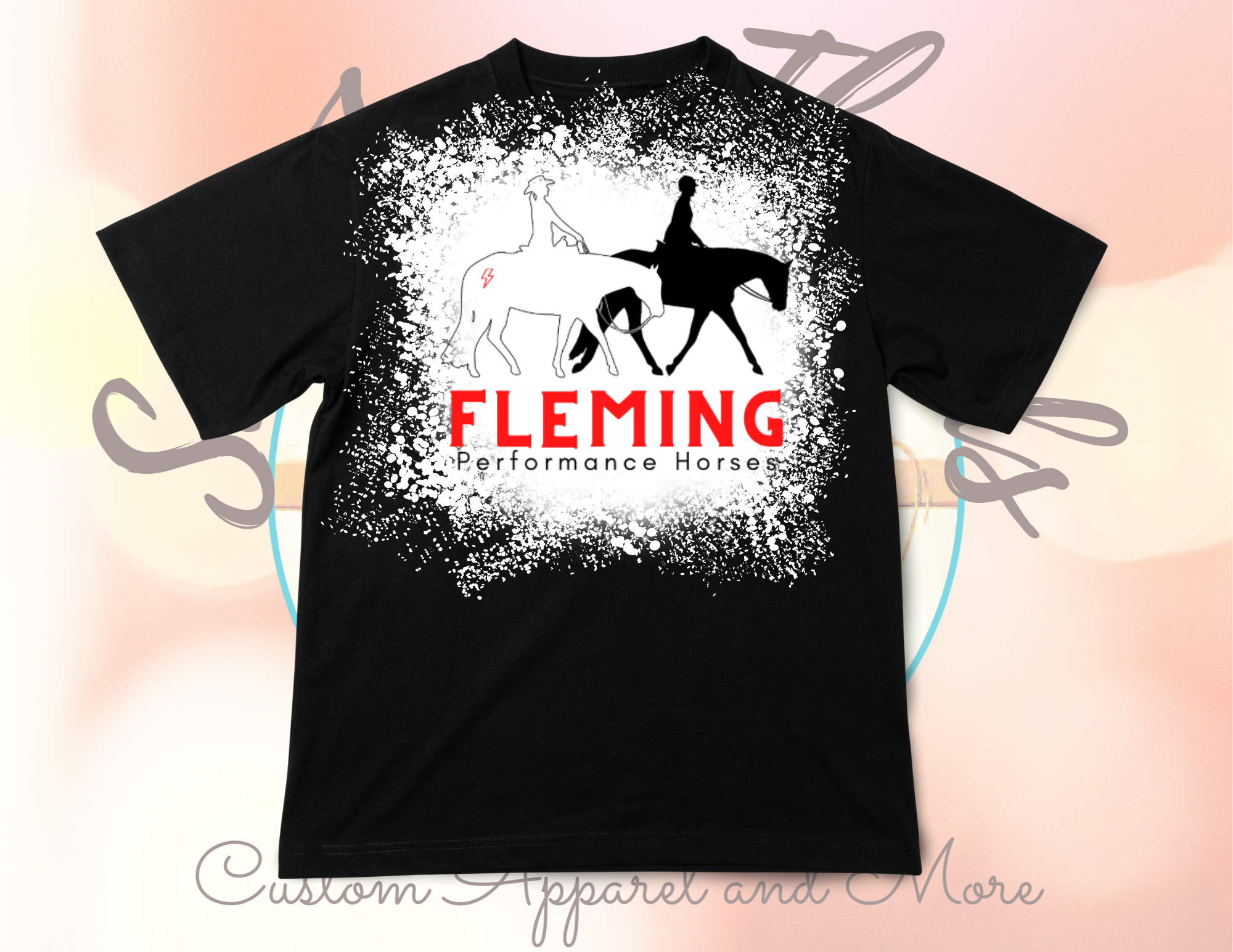 Fleming Performance Horses Bleached T-Shirt