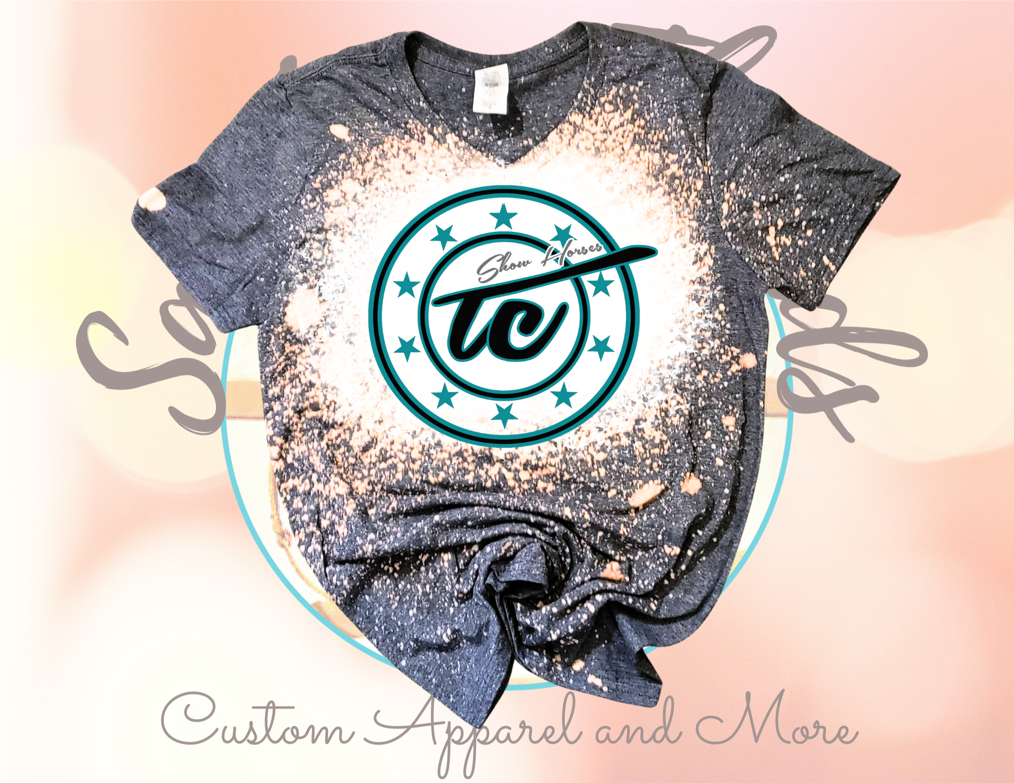 TC Show Horses Bleached T-Shirt