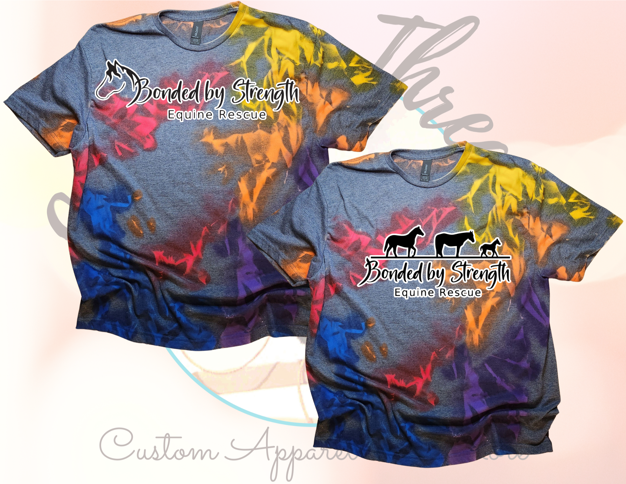 Bonded By Strength Reverse Tie Dyed T-Shirt