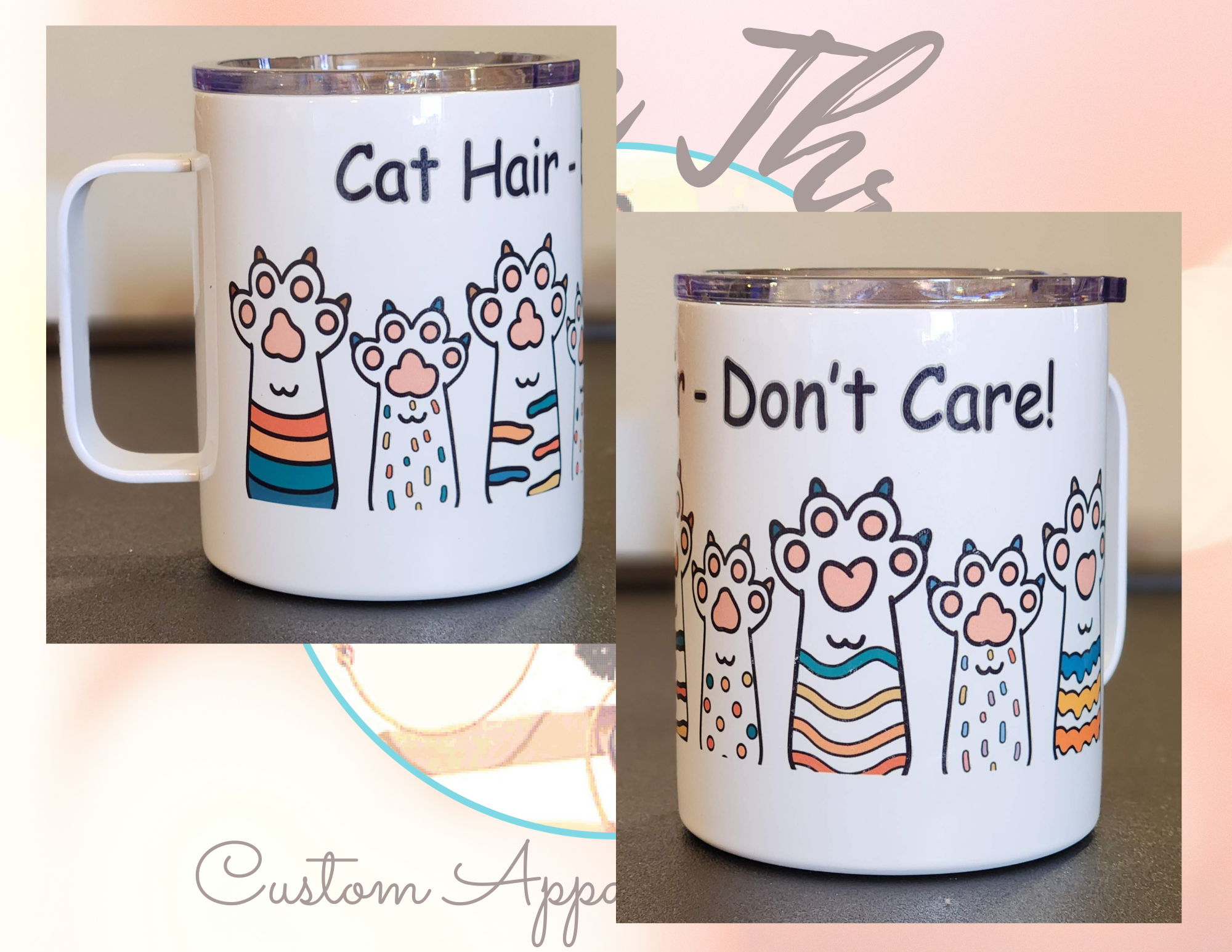 Cat Hair - Don't Care Thermal Mug