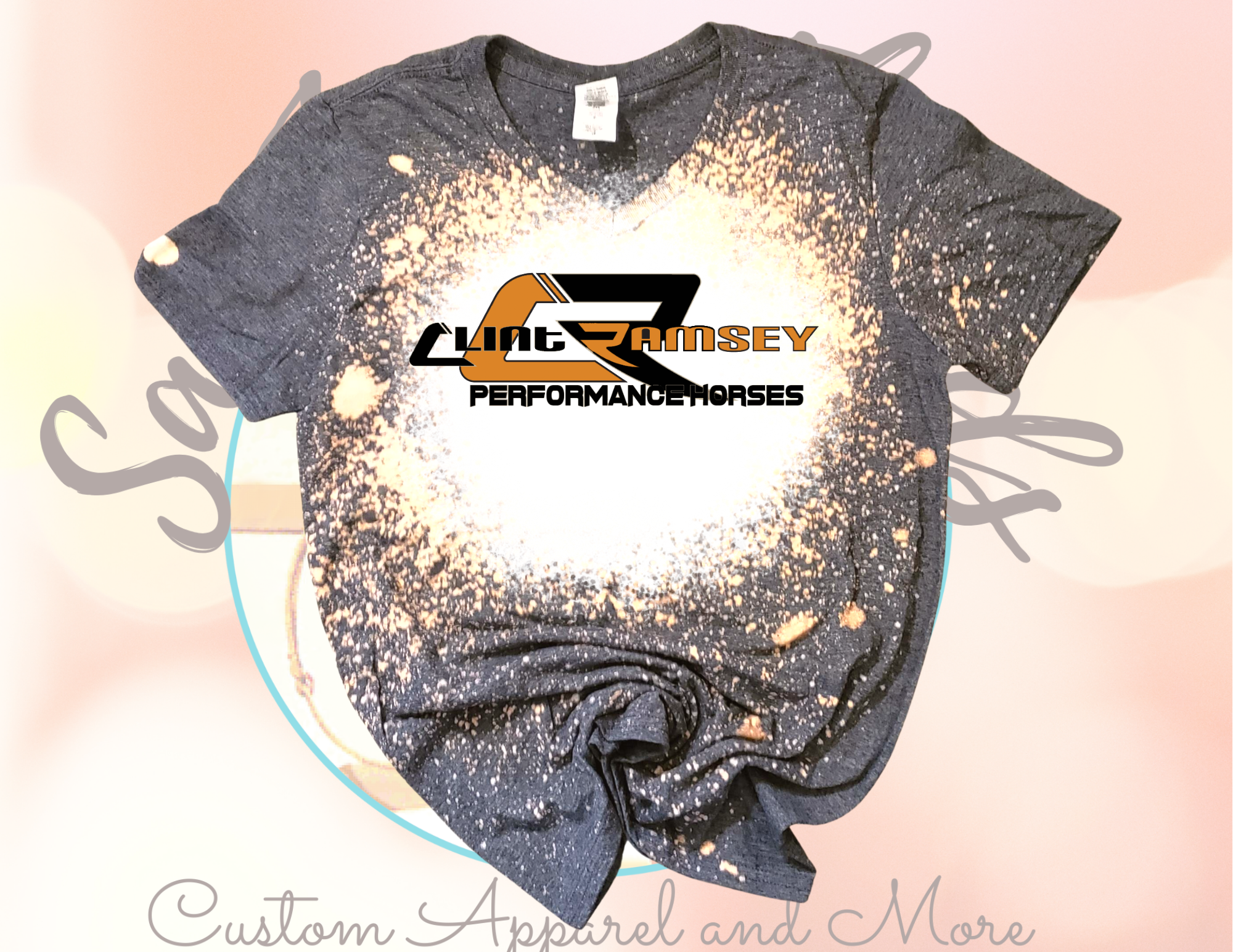 Clint Ramsey Performance Horses Bleached T-Shirt