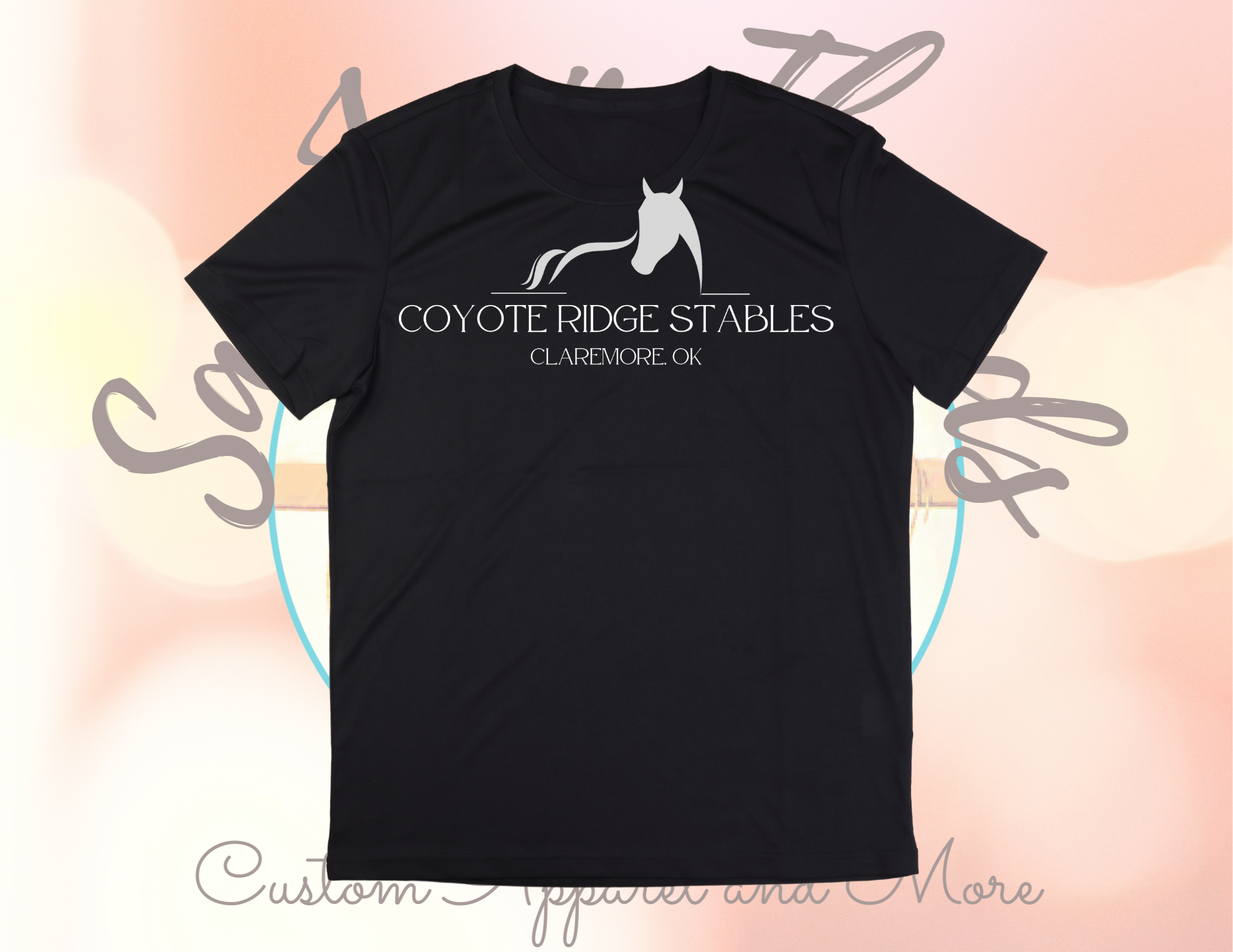 Coyote Ridge Stables Dark Colored T-Shirt