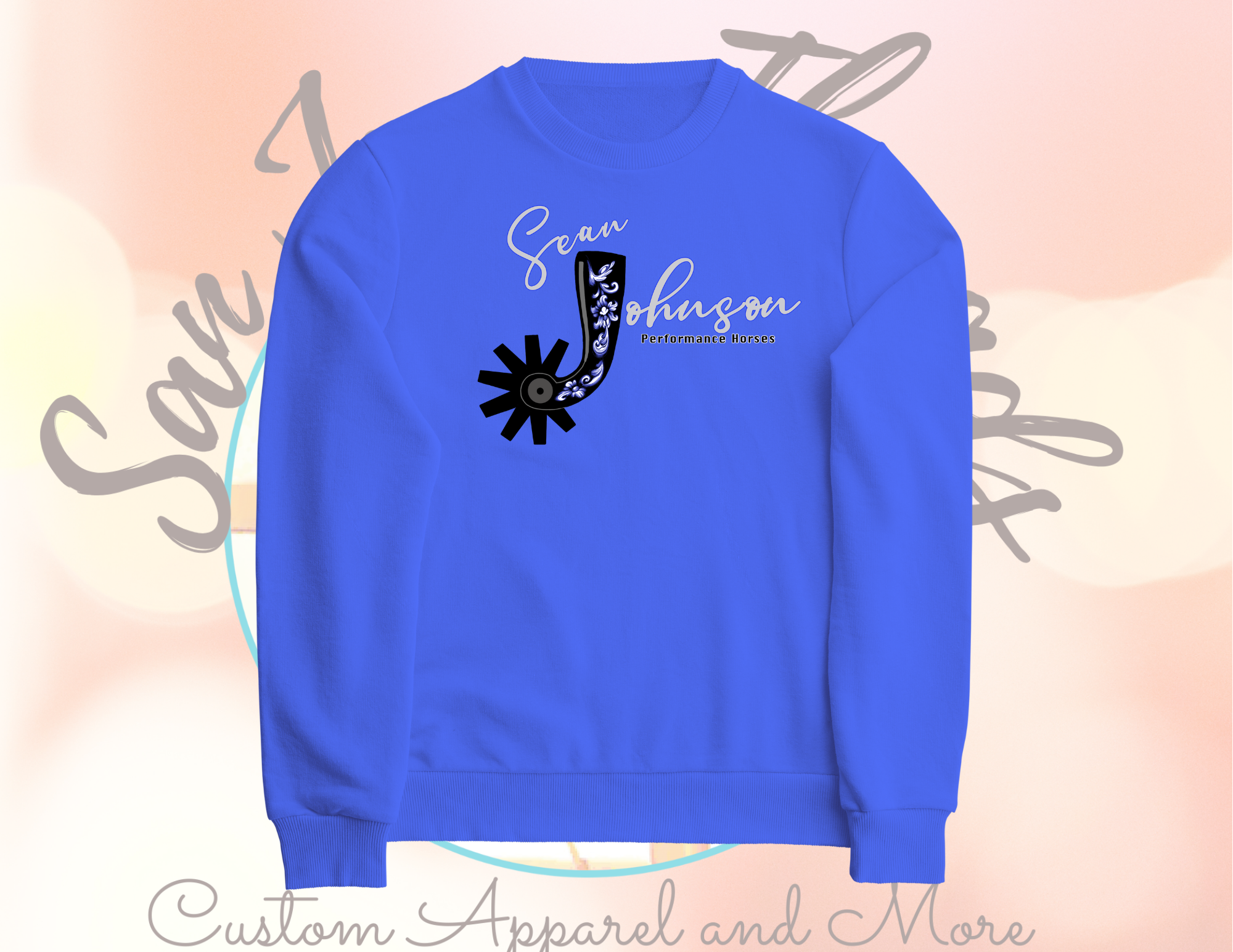 Sean Johnson Performance Horses Crewneck Sweatshirt